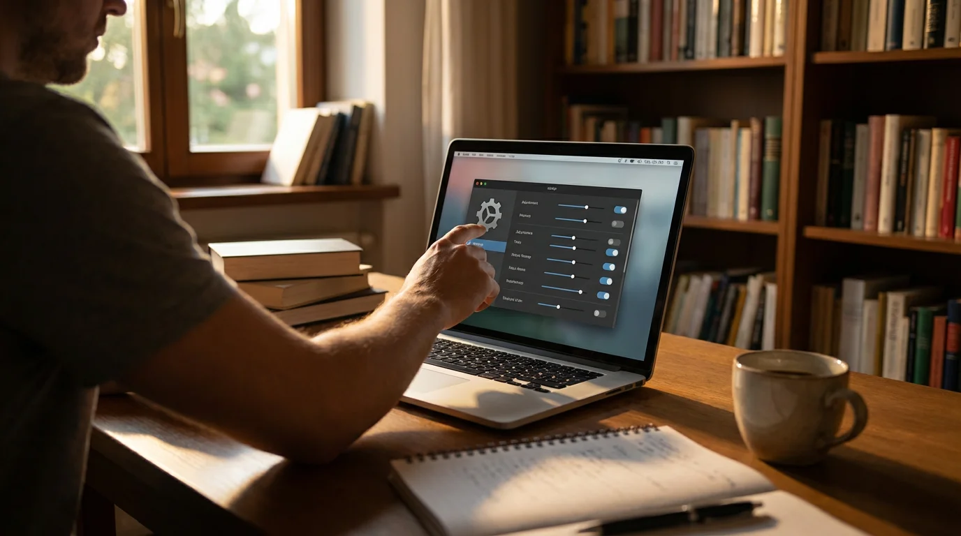 Step 6: Adjust Settings illustration