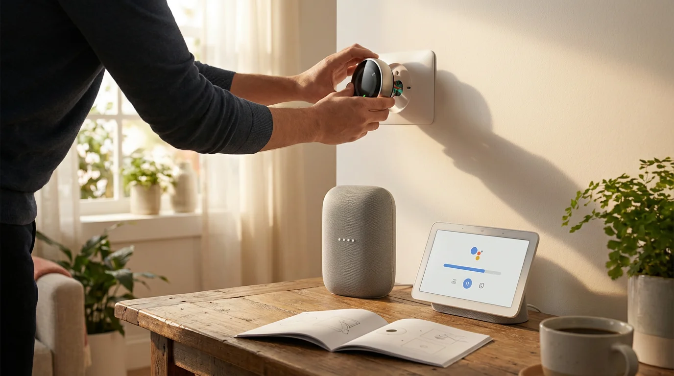 Step-by-Step Google Nest Setup Guide illustration