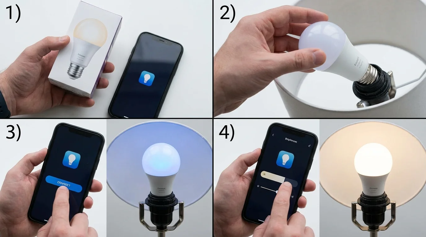 Step-by-Step Guide: How to Set Up Your Smart Lights illustration