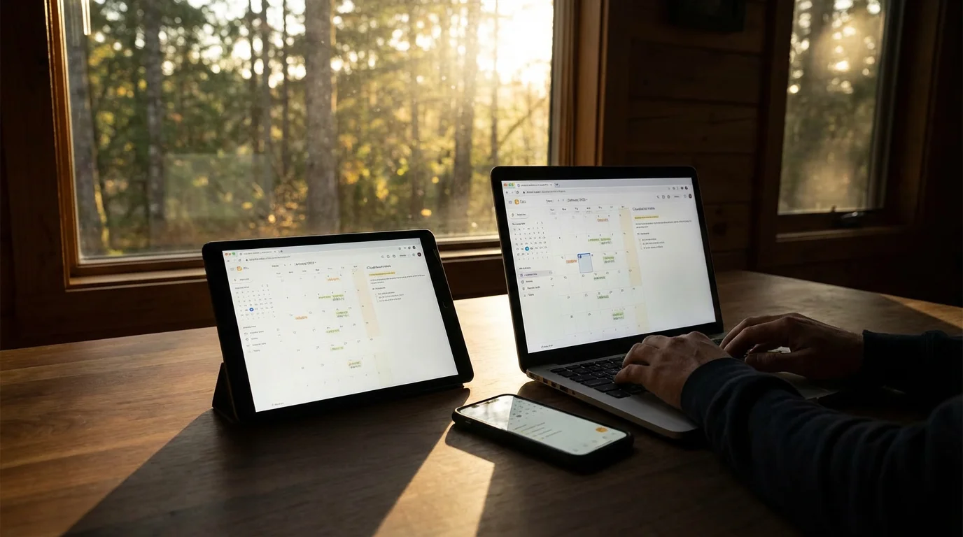 Syncing Across Devices and Staying Organized illustration