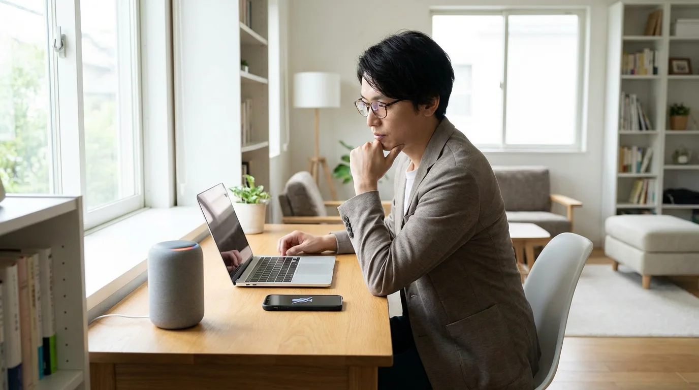 The "Always Listening" Myth vs. Reality illustration