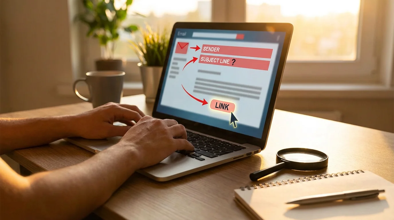 The Anatomy of a Scam Email: What to Look For illustration