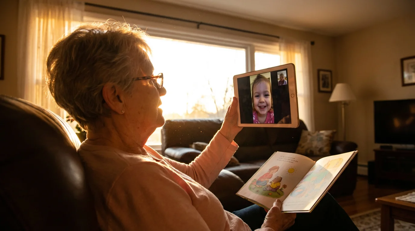 The Magic of Virtual Storytime: Staying Close to Your Grandchildren illustration