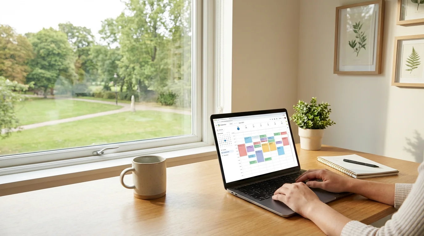 Tips for Keeping Your Google Calendar Organized: illustration