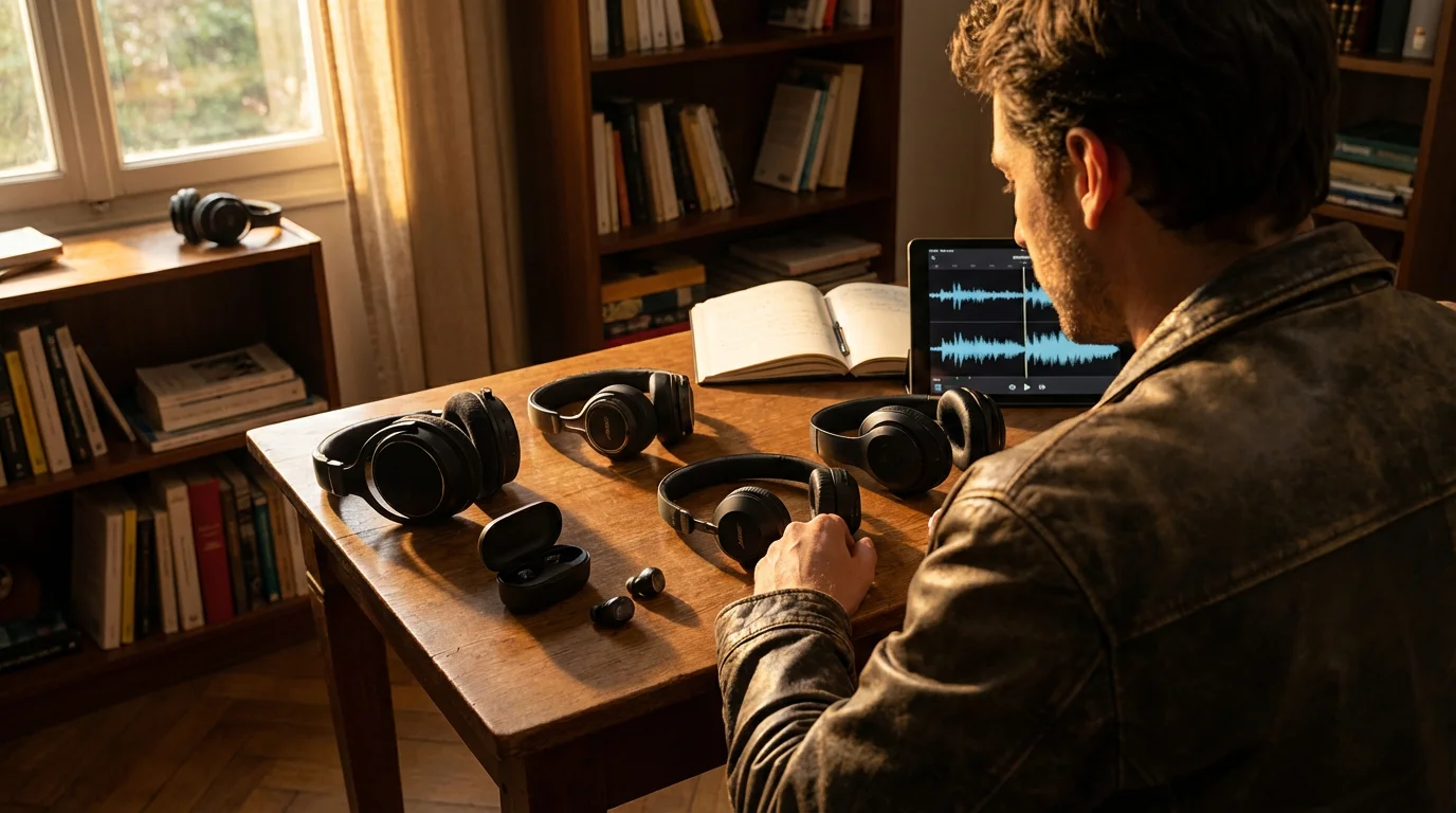 Types of Headphones: illustration