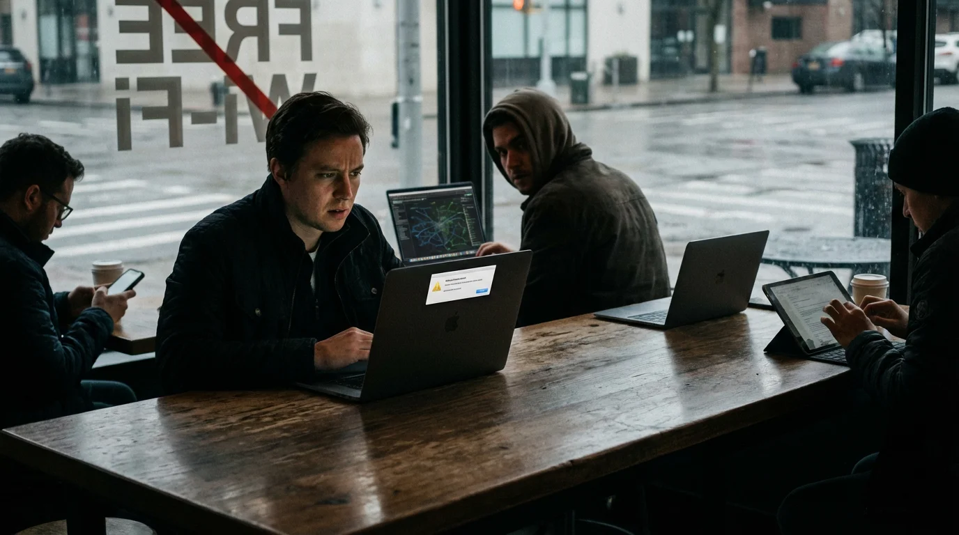 Understanding the Common Dangers of Public Wi-Fi illustration