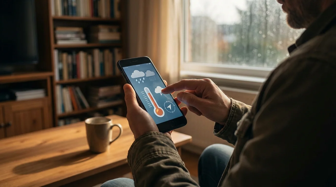 Understanding Your Weather App's Main Screen illustration