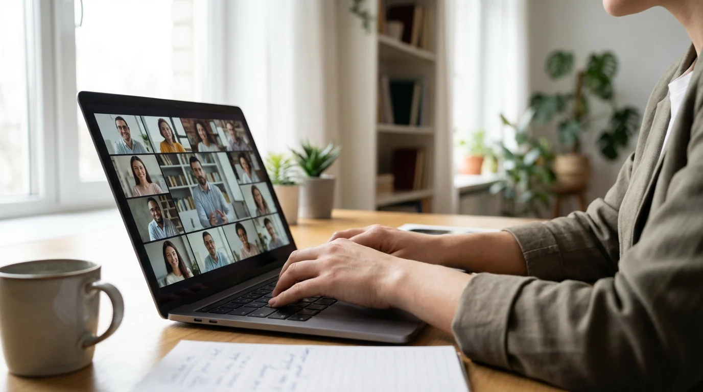 Understanding Your Zoom Screen During a Call illustration
