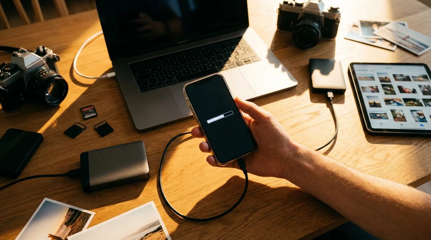 Uploading Photos and Videos illustration