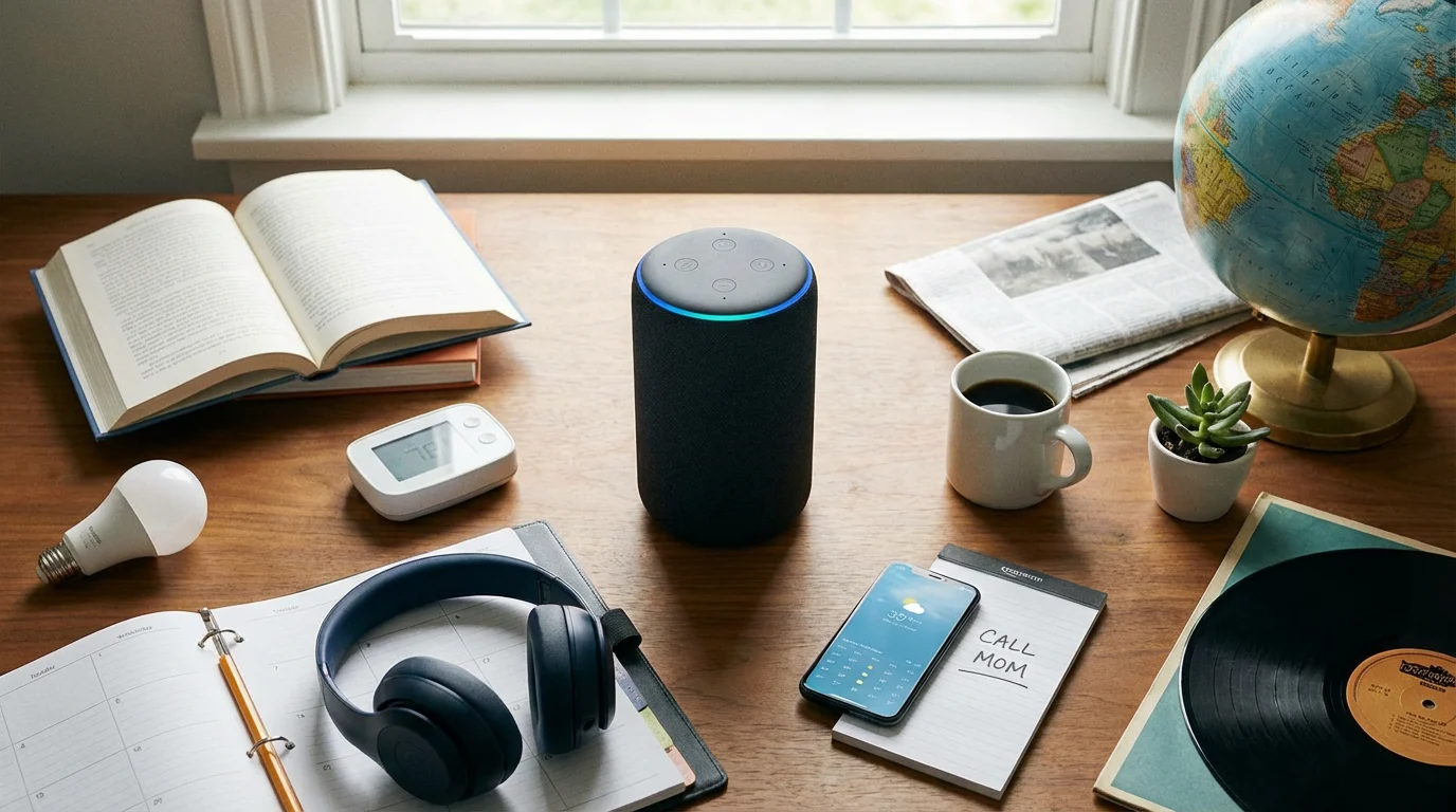 Useful Things to Try with Your Amazon Echo (Alexa for Beginners) illustration