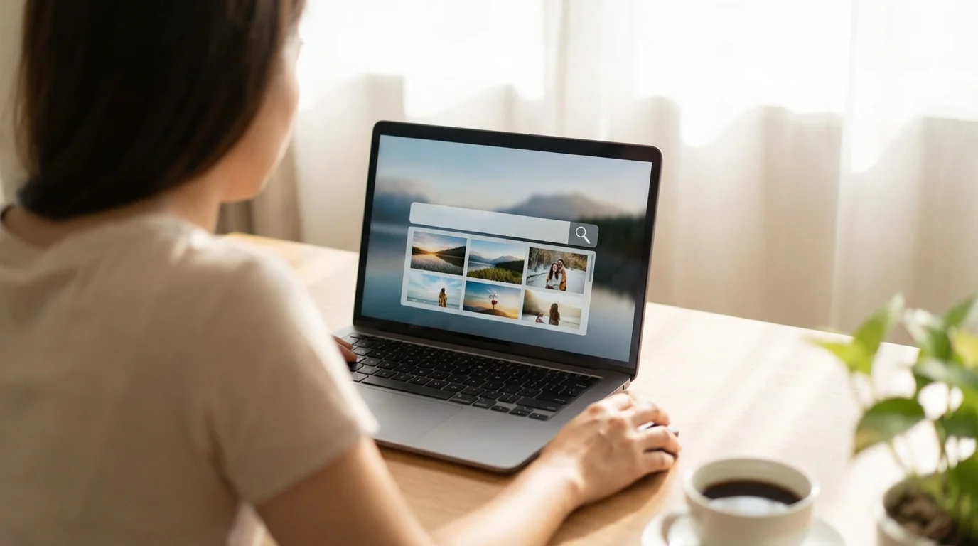 Using Search to Find Photos illustration