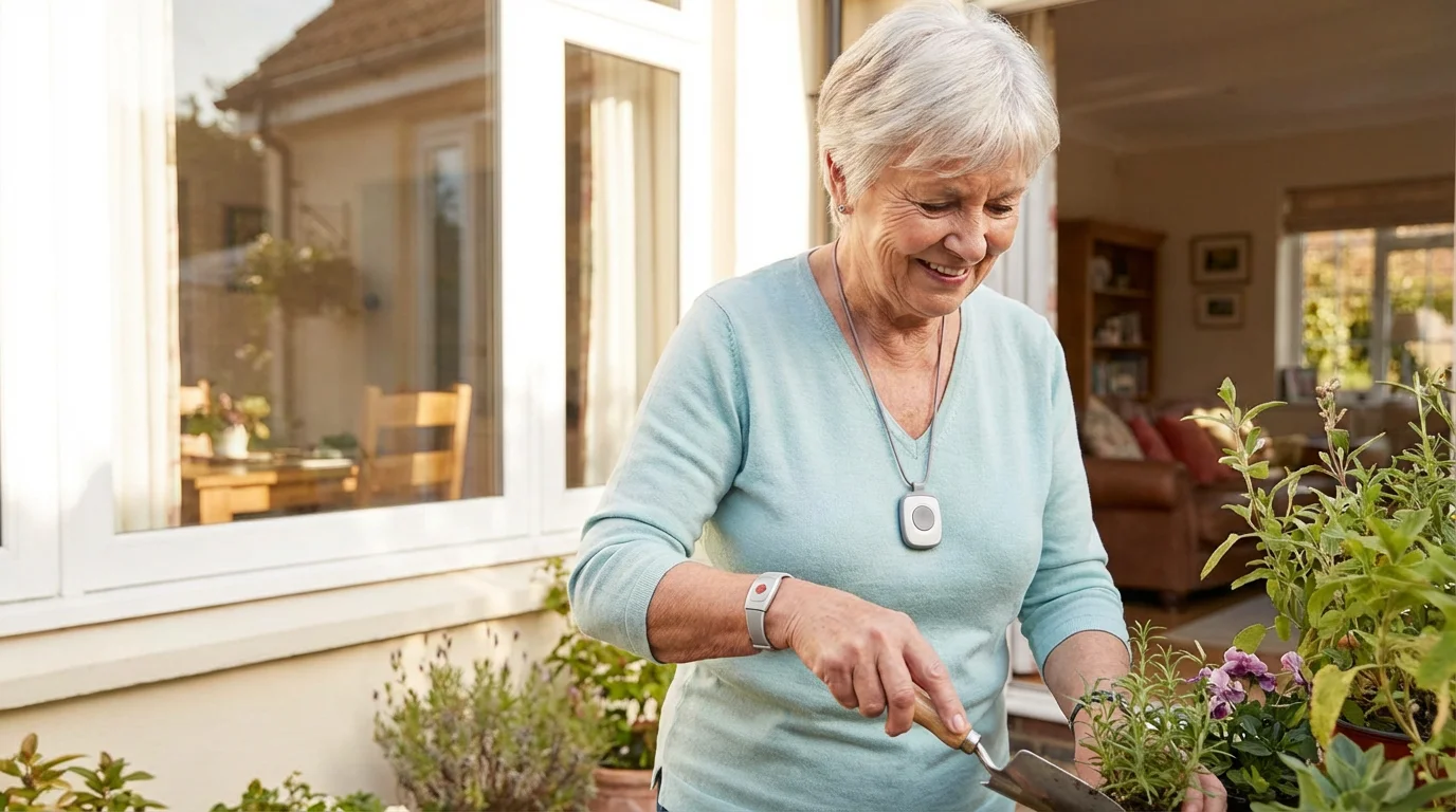 Using Your Medical Alert Device Day-to-Day illustration