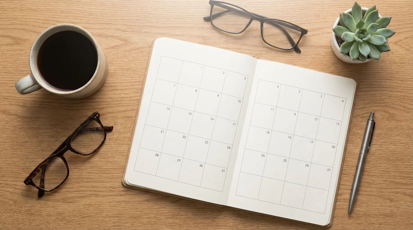 Viewing Your Calendar: illustration