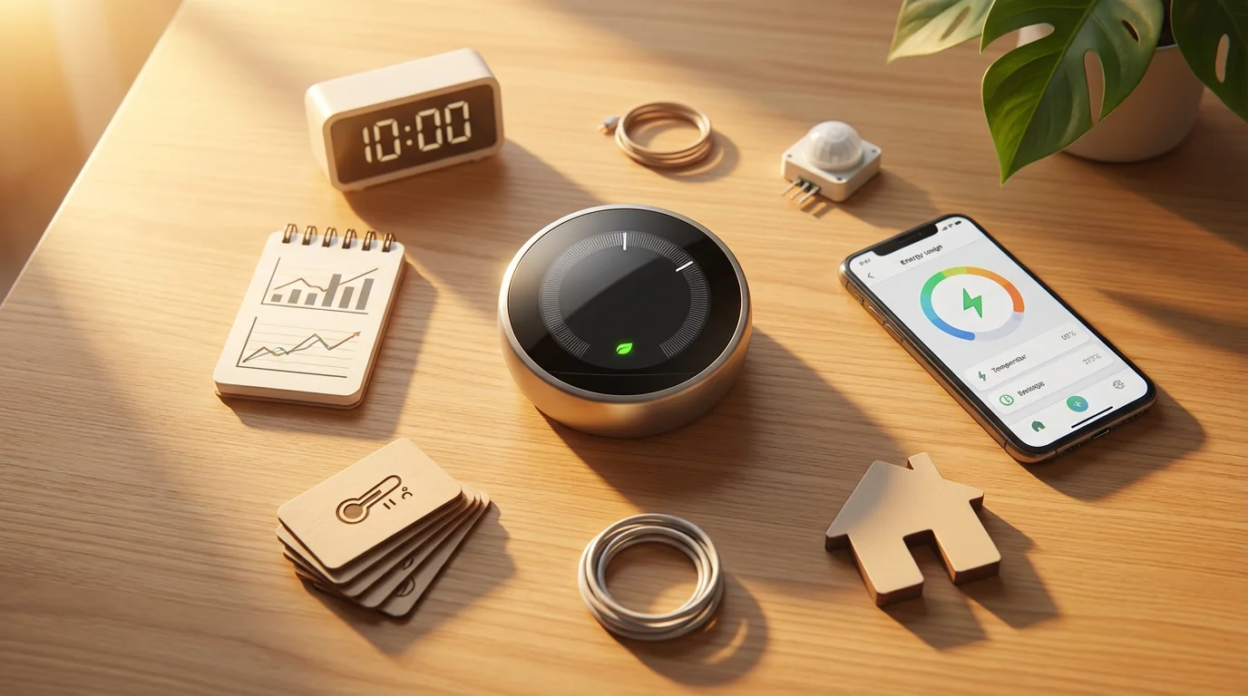 What Data Does a Smart Thermostat Collect? illustration