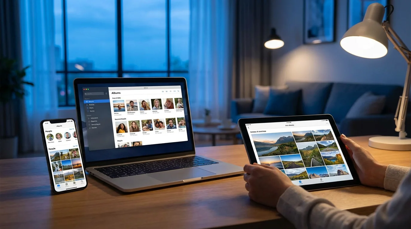 What Google Photos Does illustration