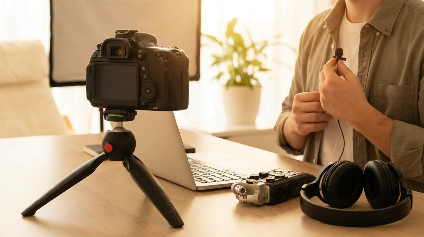 What You Will Need to Record a Video Message illustration