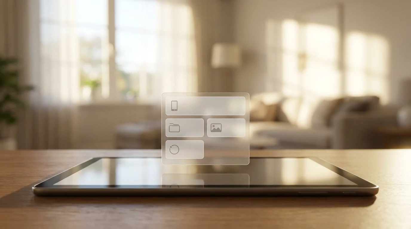 What You'll See On Screen: A Pop-Up Menu illustration