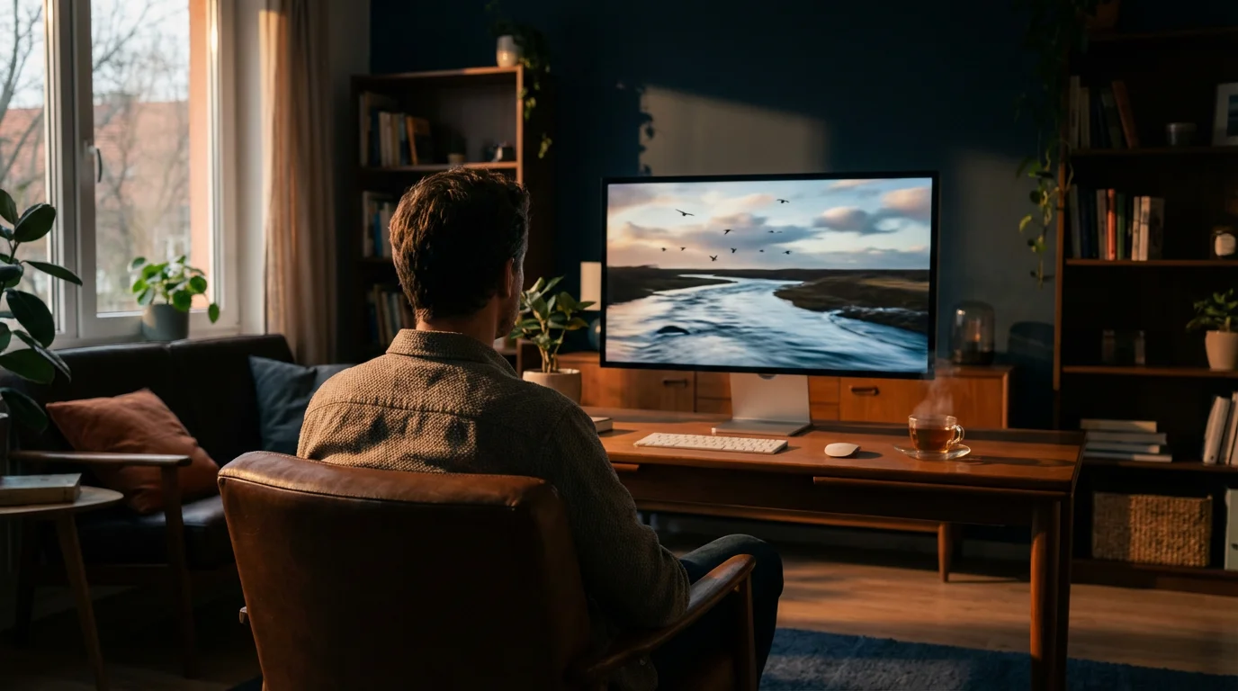 What You'll See On Screen: Content Moving Smoothly illustration