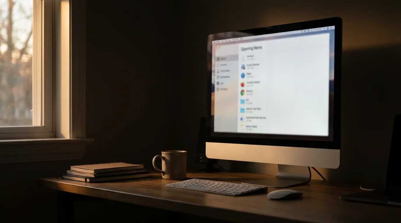 What You'll See On Screen: Opening Items illustration