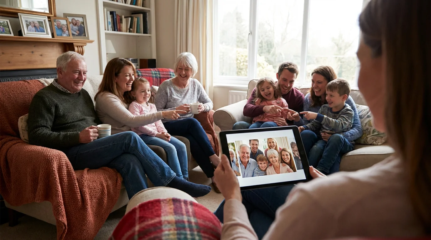 Why Sharing Photos Keeps Your Family Close illustration