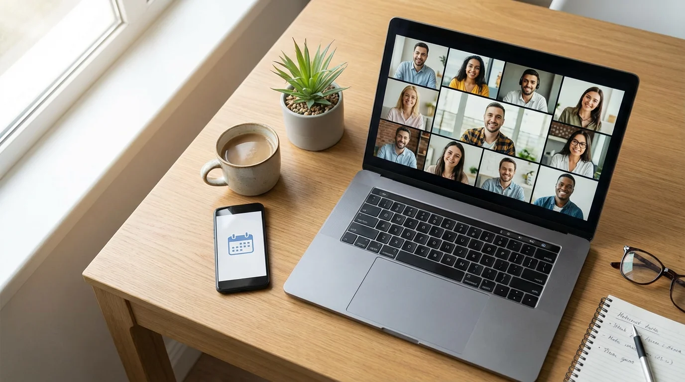 Zoom (Great for Group Calls and Easy Invitations) illustration