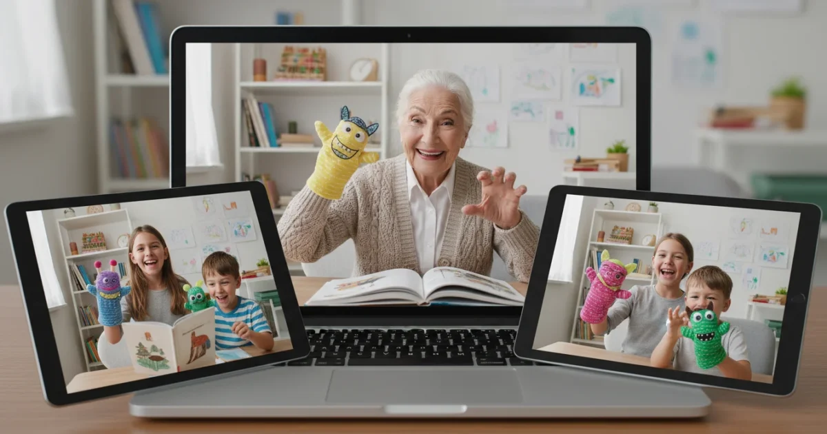 Fun Things to Do with Grandchildren Over Video Call guide